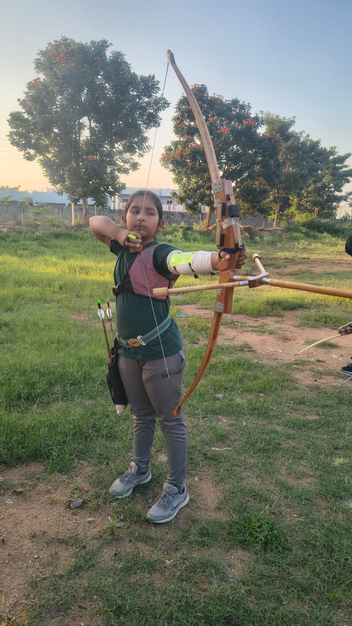 Srinithi - Young Archery Champion