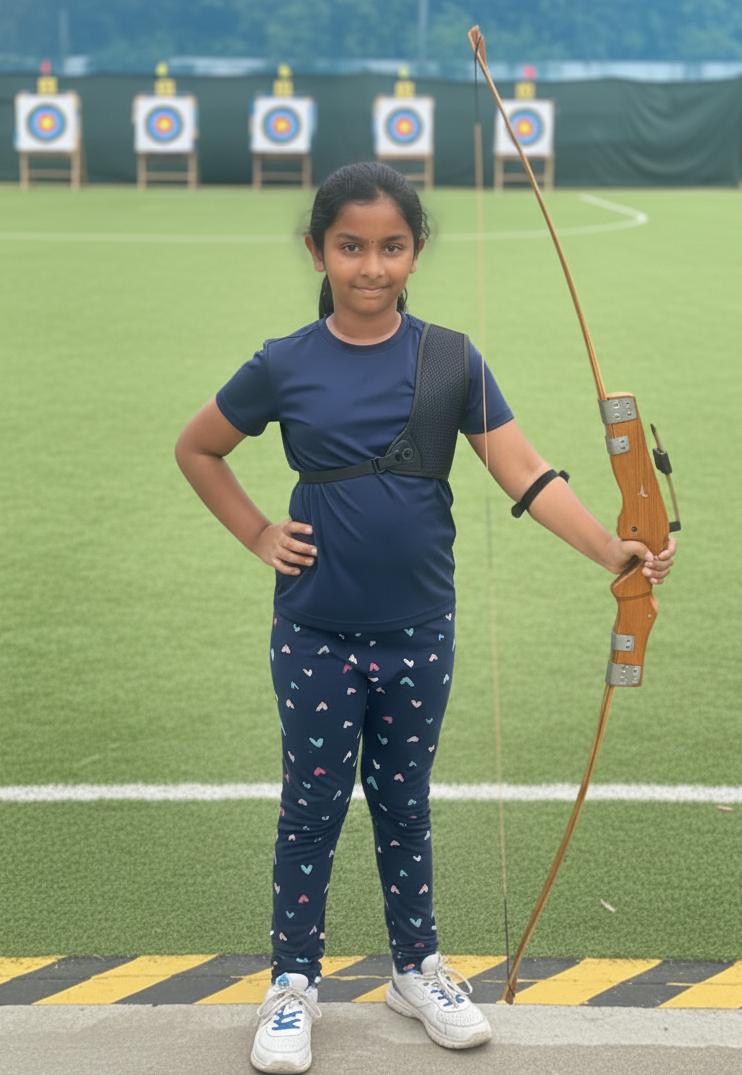 Srinithi - Young Archery Champion